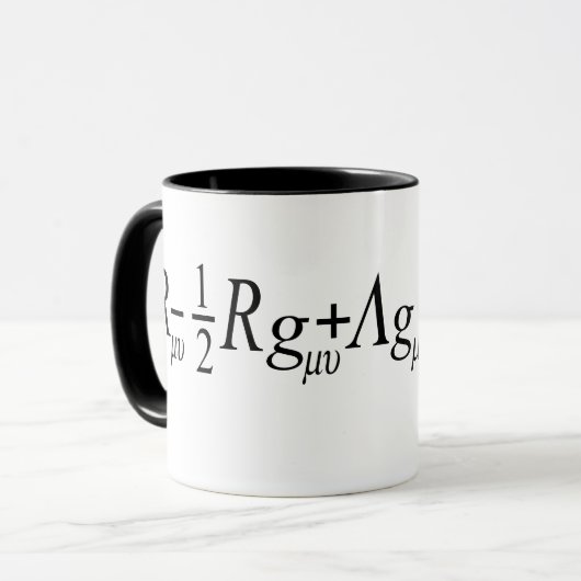 MUG DE RELATIVITÉ D'EINSTEIN (Devant gauche)