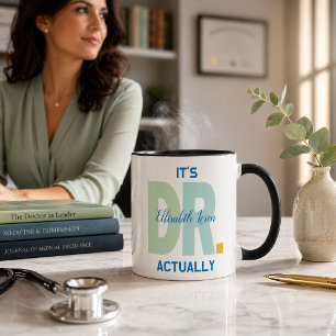 Mug de remise de diplôme de docteur PhD personnali