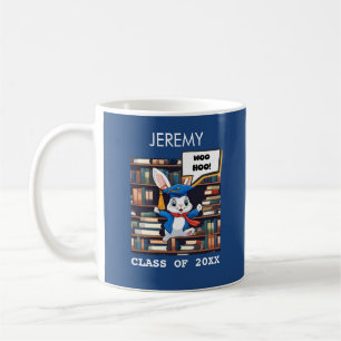 Mug de remise de diplôme de lapin mignon drôle