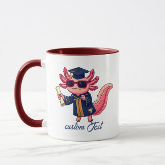 Mug de remise de diplôme personnalisé Axolotl Cade