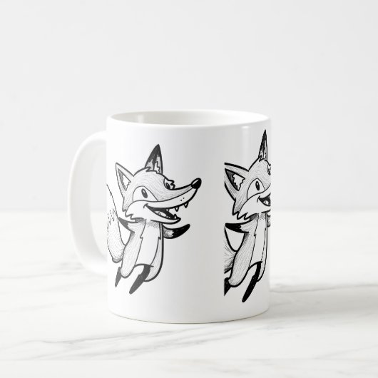Mug de renard forestier (Devant gauche)