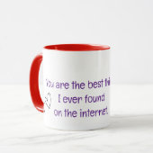 Mug de rencontres Internet (Devant gauche)