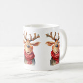 Mug de rennes comiques (Devant droit)