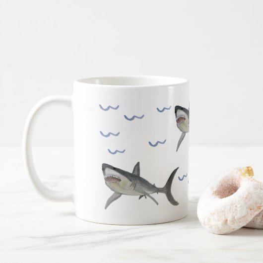 Mug de requin (Avec donut)
