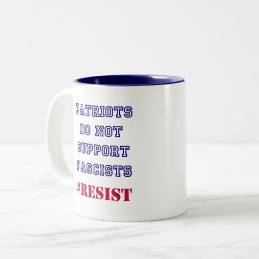 Mug de résistance anti-fasciste (Devant gauche)