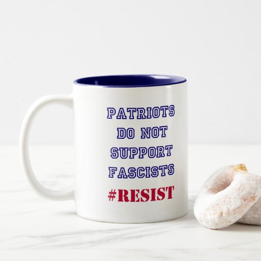 Mug de résistance anti-fasciste (Avec donut)