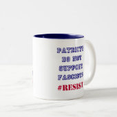 Mug de résistance anti-fasciste (Devant droit)