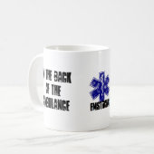 Mug De retour de l'ambulance personne peut vous (Devant gauche)