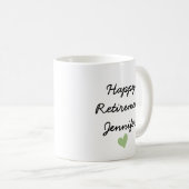 Mug de retraite personnalisé, Chaque gorgée a un g (Devant droit)