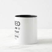 Mug de retraite personnalisée - Bonne coupe cadeau (Centre)