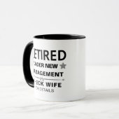 Mug de retraite personnalisée - Bonne coupe cadeau (Devant gauche)