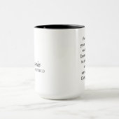 Mug de retraite, tasse personnalisée de bonne retr (Centre)