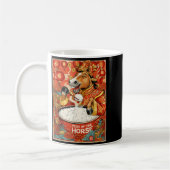 Mug De Riz de Cheval de Zodiaque Chinois (Gauche)