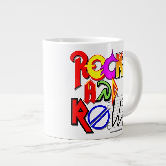 Mug de rock et de roll (Devant droit)