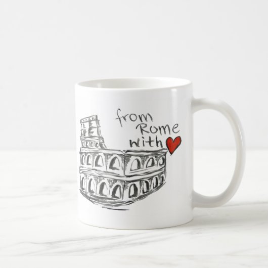 Mug De Rome avec amour (Droite)