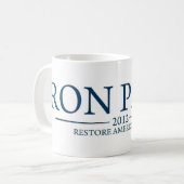 Mug De Ron Paul de restauration de l'Amérique café (Devant gauche)