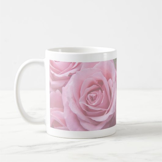 Mug de Roses teintés rose pâle (Gauche)