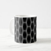 Mug de ruban métallique, noir Jet (Devant gauche)