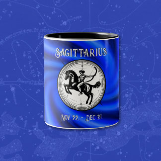 Mug de Sagittaire Bleu