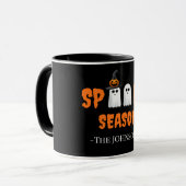 Mug de saison éffrayante - Coupe de café Halloween (Devant gauche)