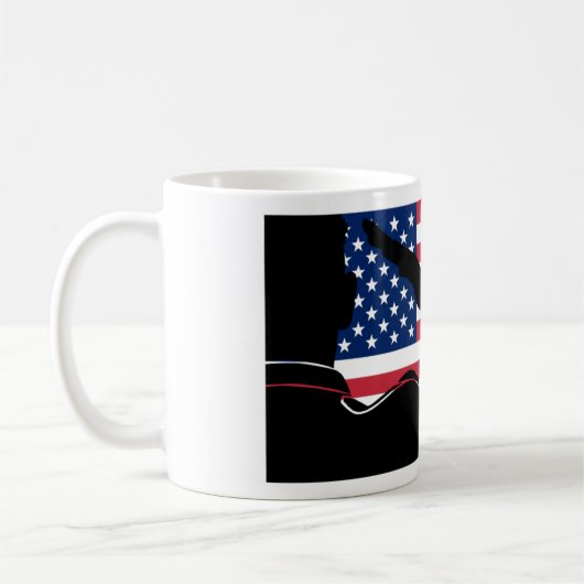 Mug de salut US (Gauche)