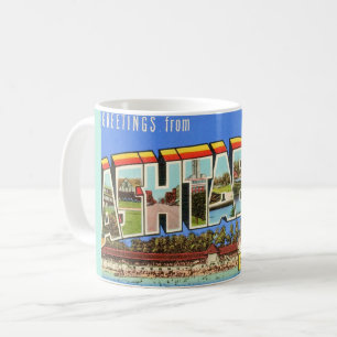 Mug de salutation rétro Ashtabula Ohio
