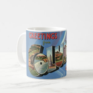 Mug de salutation rétro Columbus Ohio