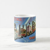 Mug de salutation rétro Columbus Ohio (Centre)