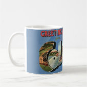 Mug de salutation rétro Columbus Ohio (Gauche)