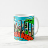 Mug de salutation rétro Louisville KY (Devant droit)
