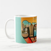 Mug de salutation rétro Syracuse New York (Gauche)