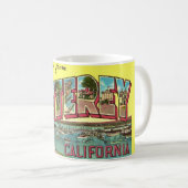 Mug de salutation vintage Monterey CA (Devant droit)