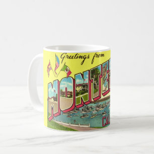 Mug de salutation vintage Monterey CA