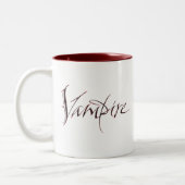 Mug de sang vampire - Lettres d'Halloween (Gauche)