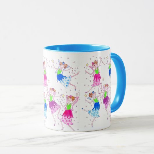 Mug de sanglier 'Fées' (Devant droit)