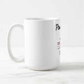 Mug de script de chat drôle (Gauche)