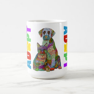 Mug de sensibilisation à l'adoption d'animaux de c