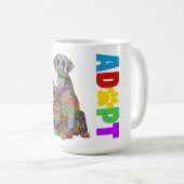 Mug de sensibilisation à l'adoption d'animaux de c (Devant droit)