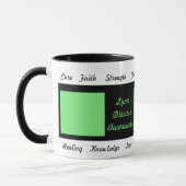 Mug de sensibilisation au ruban de la maladie de L (Gauche)