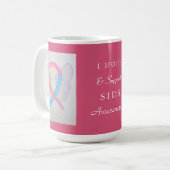 Mug de sensibilisation au syndrome de mort subite (Devant gauche)