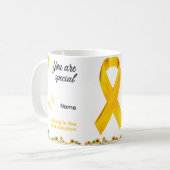 Mug de sensibilisation de septembre jaune - Vous ê (Devant gauche)