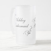 Mug de servante d'accueil personnalisée (Devant gauche)