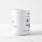 Mug de service heureux personnalisé 2023 (Centre)