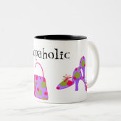 Mug de Shopaholic amusant (Devant droit)