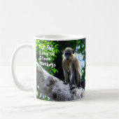 Mug de singes verts de la Barbade (Gauche)