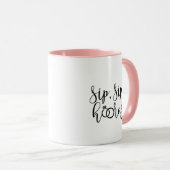 Mug De Sip de Sip partie de Bachelorette hourra (Devant droit)