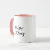 Mug De Sip de Sip partie de Bachelorette hourra (Devant gauche)