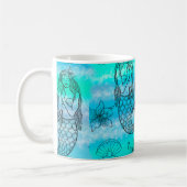 Mug de sirène, Coupe de café à thème océanique, Ma (Gauche)