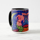 Mug de sirène jumelle (Devant gauche)