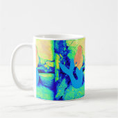 mug de sirènes à queue bleue (Gauche)